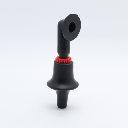 Custom new innovation black red mouth blow oral tube swivel buoy air valve for Inflatable Swimming Pool Float