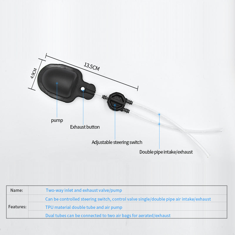 Tpu Air Valve For Inflatable Pillow Mattress Sofa Cushion Durable Combination Weldable Air Charge And Vent Valves