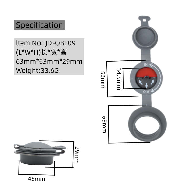 New Style Tpu Air Grey Inflation And Vent Valve For Inflatable Pillow Mattress Other Valve Parts Accessories