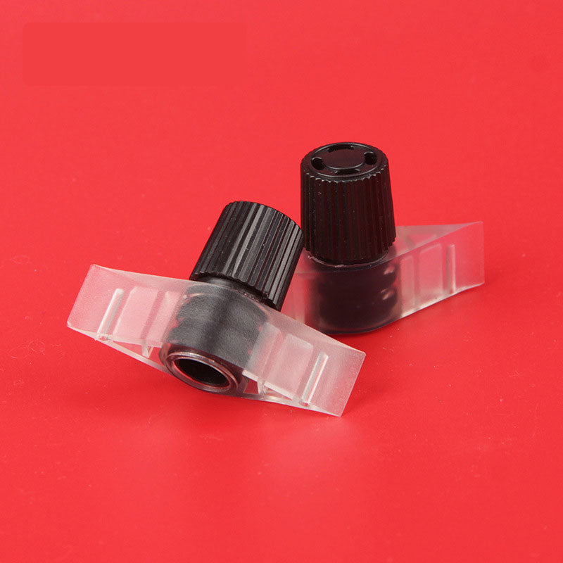 Custom clear plastic TPU PVC inflatable nozzle inflation valve for mattress bed