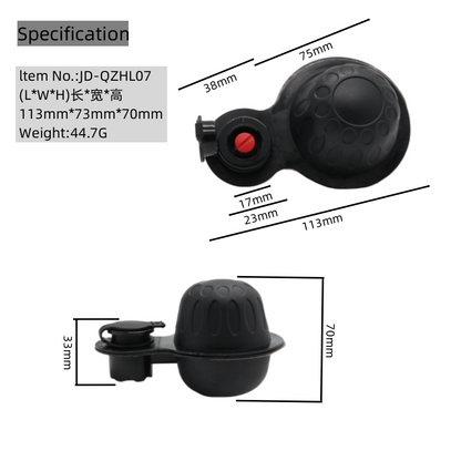 Tpu Black/Custom Color Pressure Inflation Charging And Discharging Integrated Air Valve For Inflatable Pillow Swim Ring