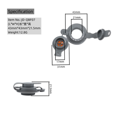 Wholesale New Products Grey Plastic Tpu/Pvc Weldable Air Charge And Vent Valve For Inflatable Bed Cushion Pillow