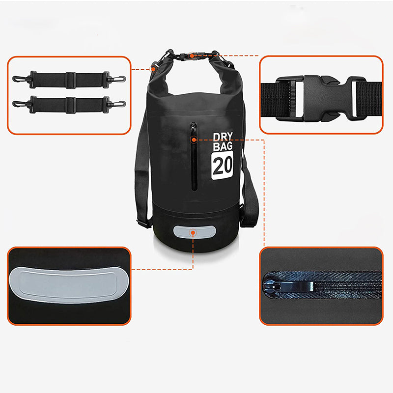 RW-BACK-31 Spliced waterproof bag