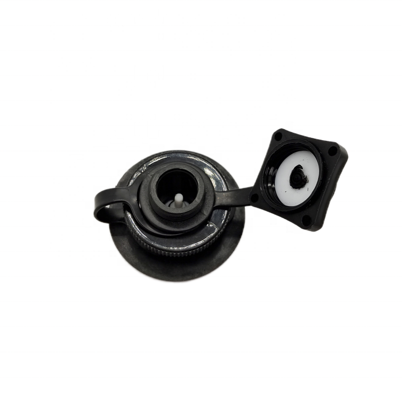 Spot Stock Cheap Black Round Tpu Pvc Three-Part Rotary Air Valve Pump For Inflatable Boats