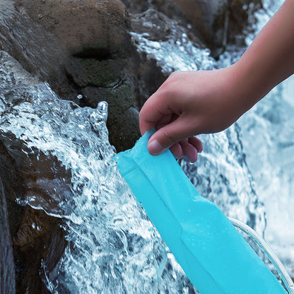 Nueva bolsa de agua plegable de Tpu portátil y creativa, tetera para deportes al aire libre, taza de agua, Taza Termo para niños, tetera plegable