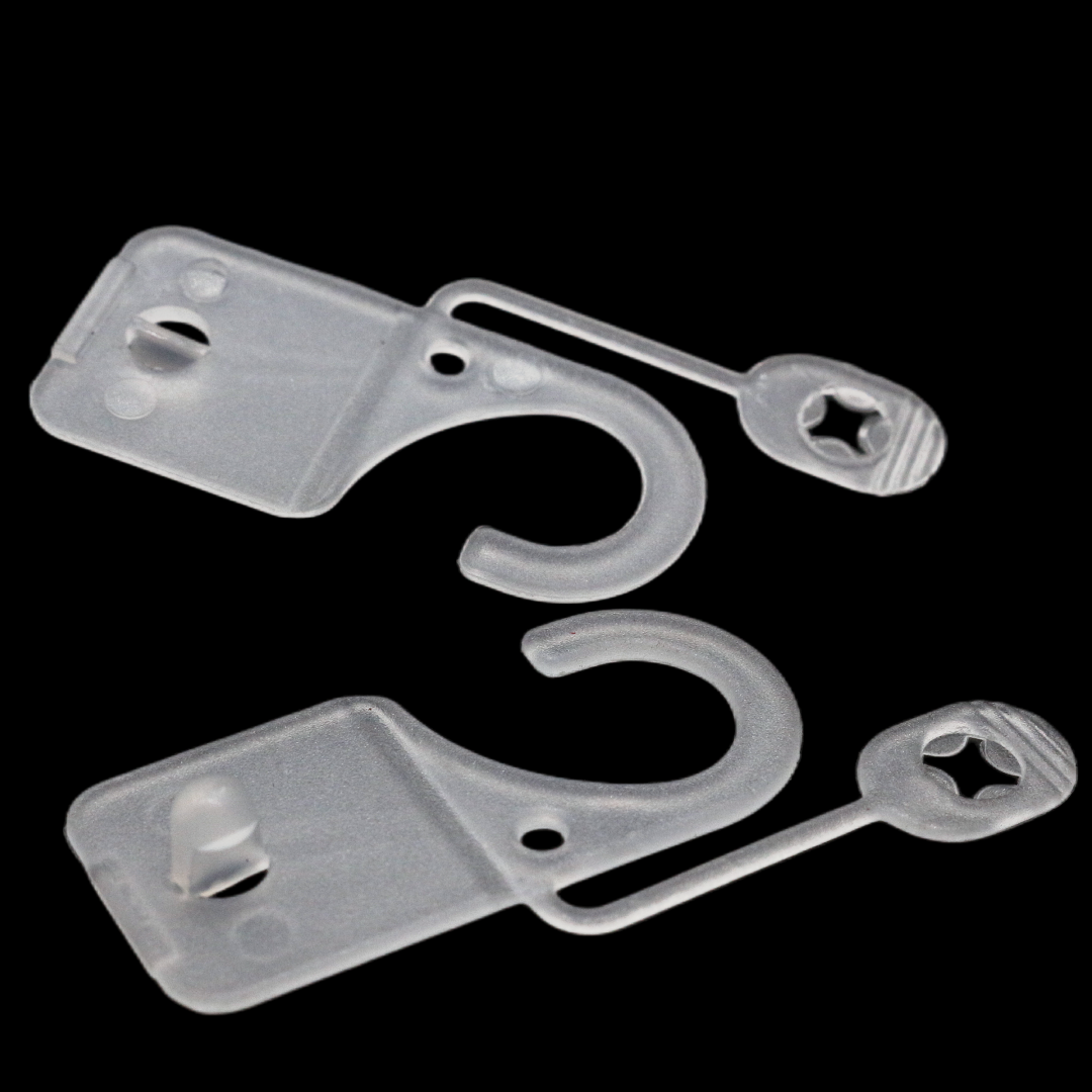 High Quality Non-Burrs Supermarket Hanging Plastic Hooks For Simple Display Rack Sock Counters