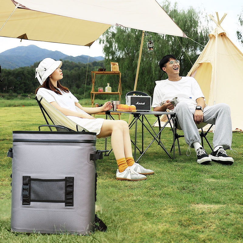 Rectangle/Round Tpu Cooler Bag Insulated For Food Storage 12L/15L/20L Portable Picnic Bags