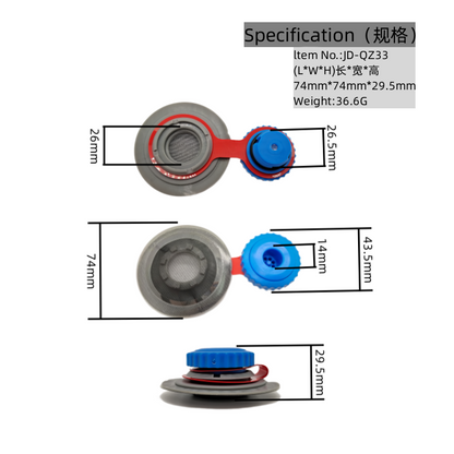 Custom New Style Tpu Pvc Plastic Air Charge & Vent Valve For Inflatable Water Bag Boat Inflating Valves