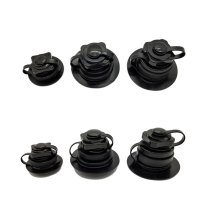 Spot Stock Cheap Black Round Tpu Pvc Three-Part Rotary Air Valve Pump For Inflatable Boats