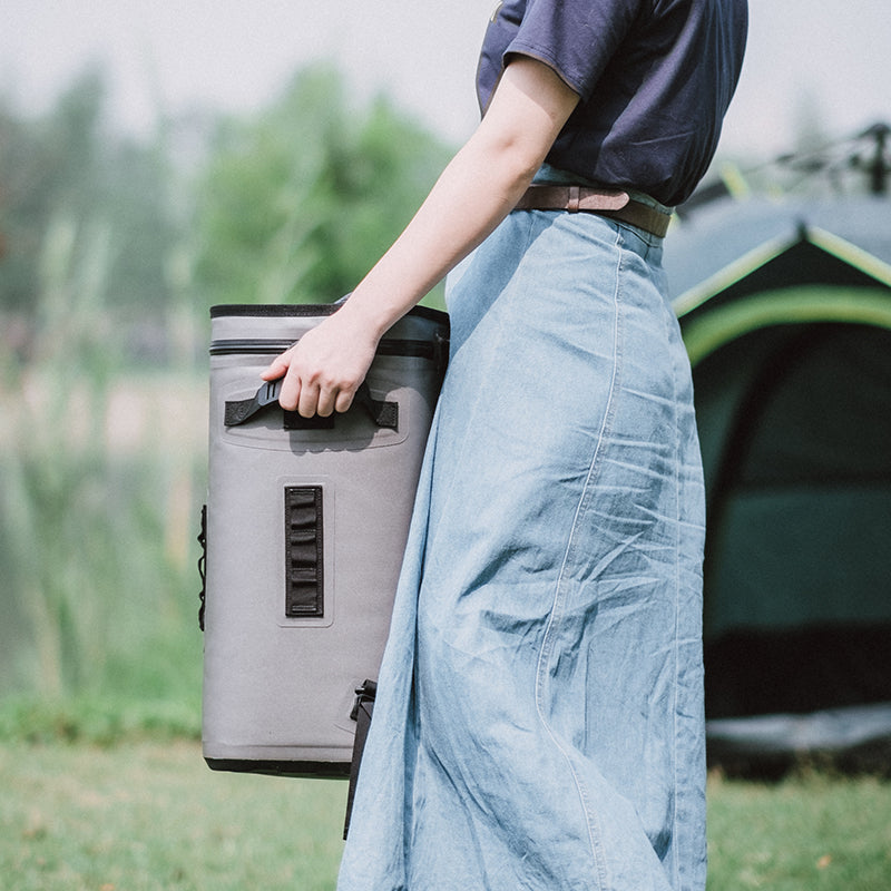 Bolso más fresco suave aislado respetuoso del medio ambiente para los bolsos portátiles sostenibles de la comida campestre al aire libre de las aventuras