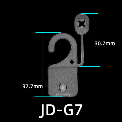 High Quality Non-Burrs Supermarket Hanging Plastic Hooks For Simple Display Rack Sock Counters