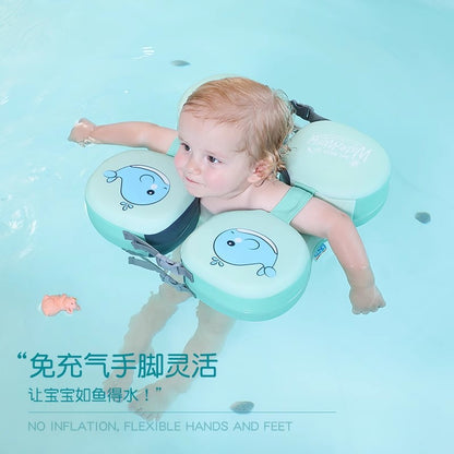 Water Dream Baby's Swim Ring Inflatable-Free0-3Year-Old Infant Anti-Flip Underarm Baby Home Children Swim Ring