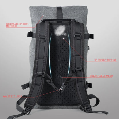 Outdoor multifunction travel bag sport waterproof men laptop backpack Factory custom laptop bags mens