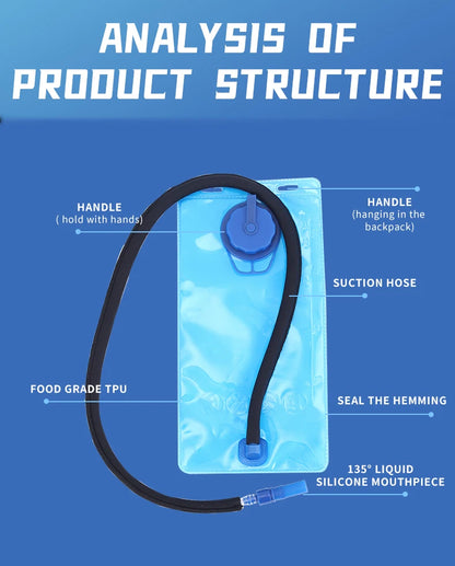 Collapsible Water Bag for Camping and Hiking - Lightweight Leakproof and Durable Water Storage Solution