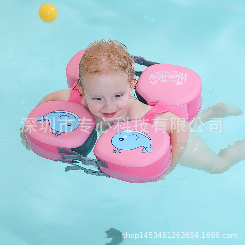 Water Dream Baby's Swim Ring Inflatable-Free0-3Year-Old Infant Anti-Flip Underarm Baby Home Children Swim Ring